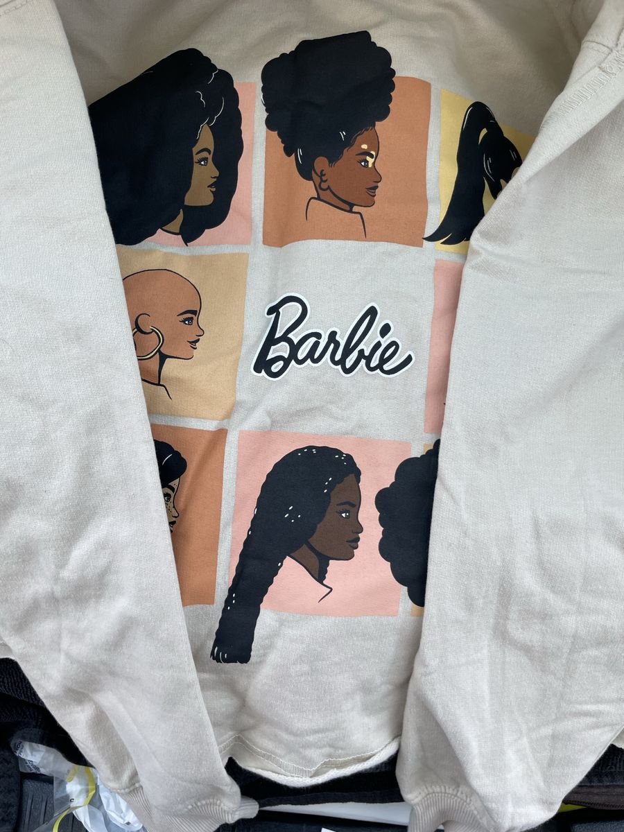 Barbie Mattel Women's Diversity Pullover Sweatshirt Size S - 60% Cotton, 40% Polyester