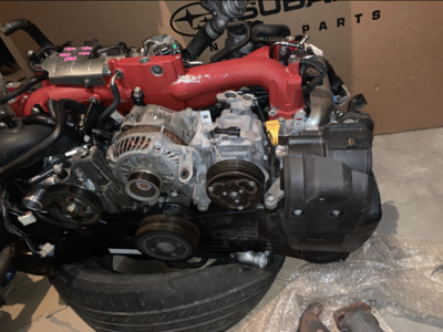 USED and unknown condition 2017 STI Complete Long block with accessories Subaru WRX STI EJ25 VA VAB