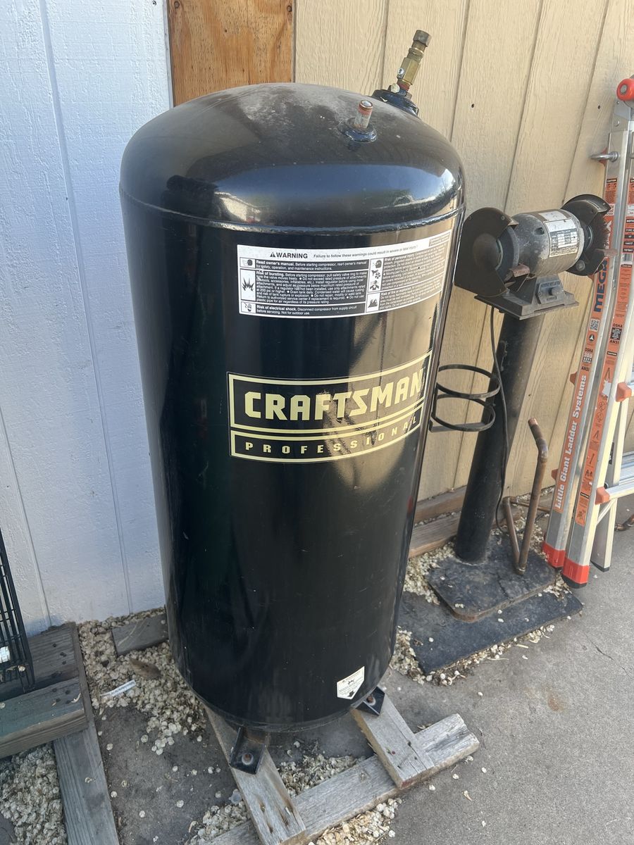 60 gallon compressor tank.