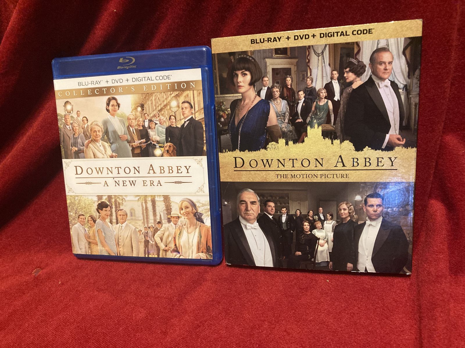 Downton Abbey New Era & Motion Picture Blu Ray/DvD
