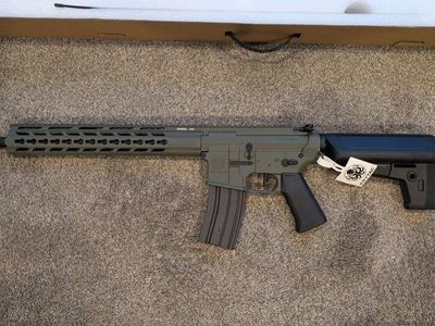 Krytac Trident MK II SPR Foliage Green Airsoft Rifle - New in Box