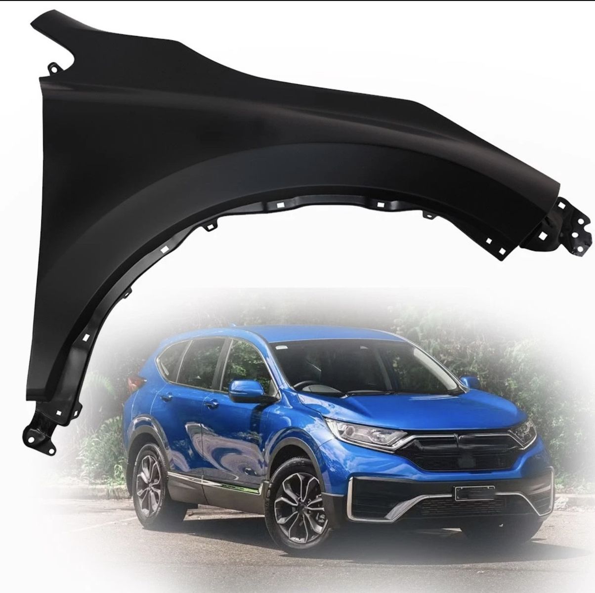 New Fender Replacement for Honda CR-V CRV 2017-2022 Front Driver Side Primed Black