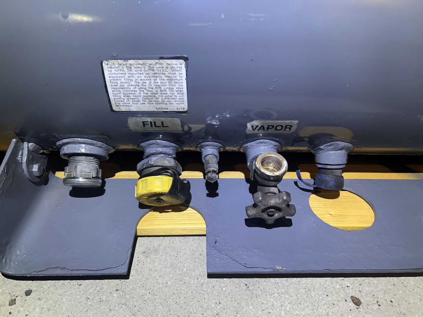 12 Gallon RV Propane tank, Forklift, propane vehicle