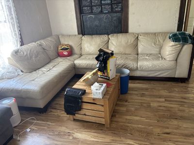 FREE sectional leather couch — pickup only