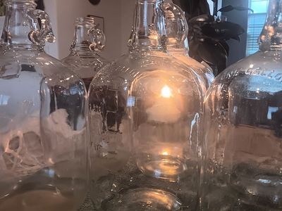 Gallon glass jugs