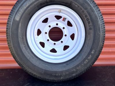 New Hi Run ST 235/80 R 16 Trailer Tire 8 lug