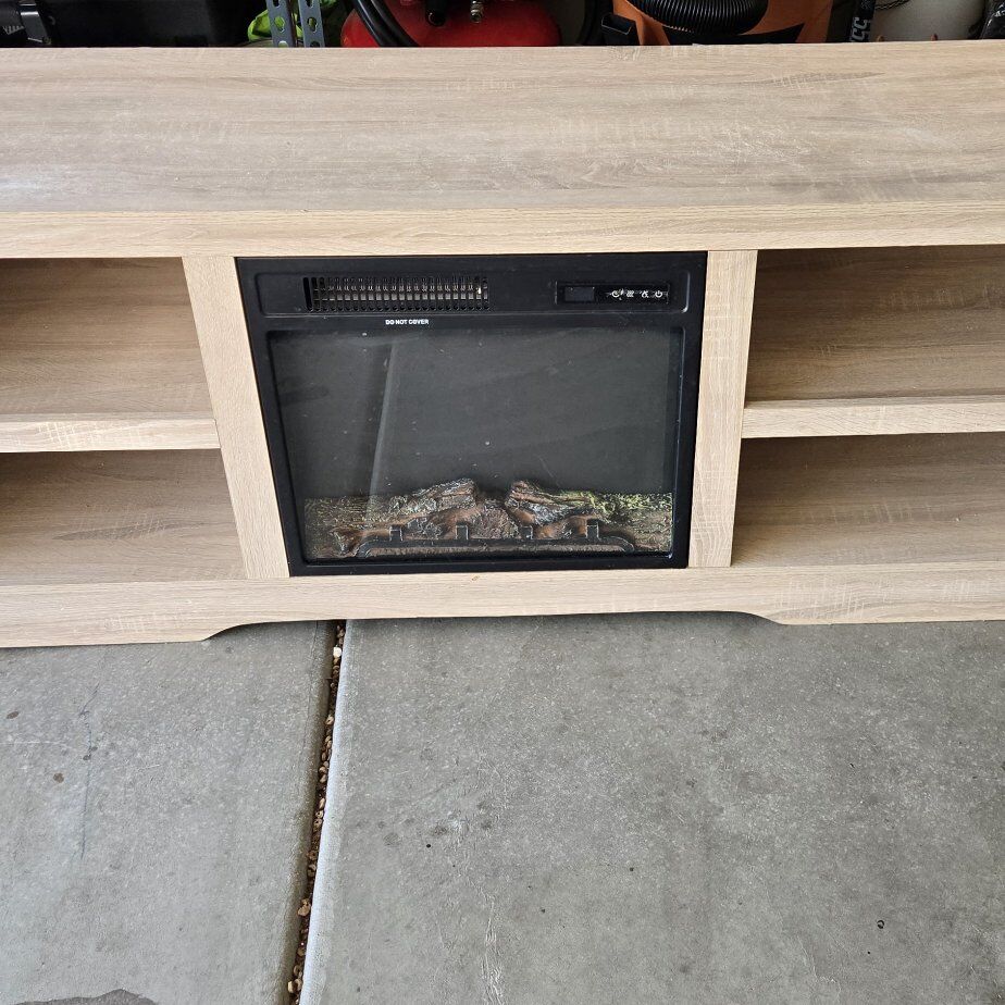 Electric Fireplace TV Console