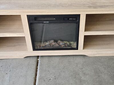 Electric Fireplace TV Console