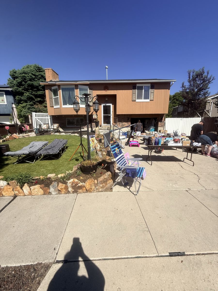 Huge yard sale with brand new stuff
