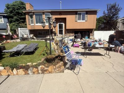 Huge yard sale with brand new stuff