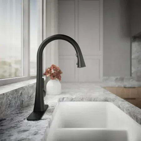 Kohler Guild Pull-down Kitchen Sink Faucet with Three-function Sprayhead