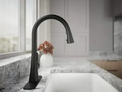Kohler Guild Pull-down Kitchen Sink Faucet with Three-function Sprayhead