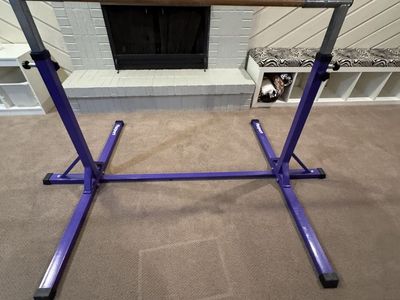 FBSport Adjustable Junior Training Kip Horizontal Bar for Gymnastics - Purple