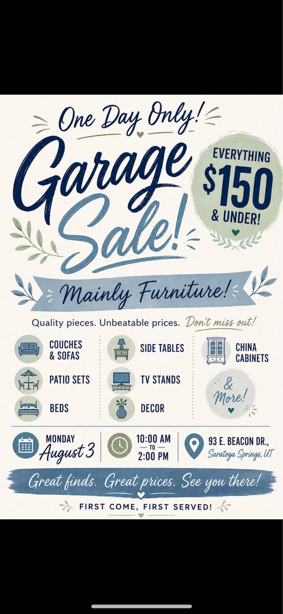 Furniture, Decor, & More!