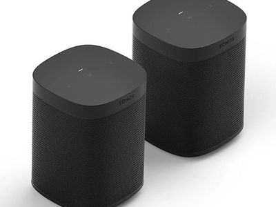 Sonos One SL 2-pack Speakers, Shadow Edition, WiFi Enabled 1371992 #101780