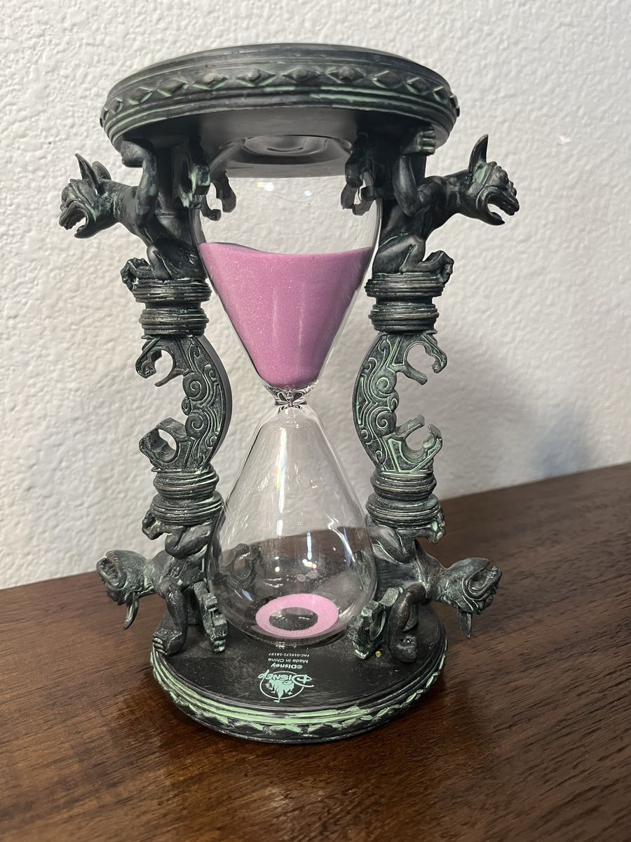 Disney Parks Haunted Mansion Gargoyle Hourglass Figure - Authentic