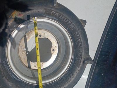 Rear dune tires and rims