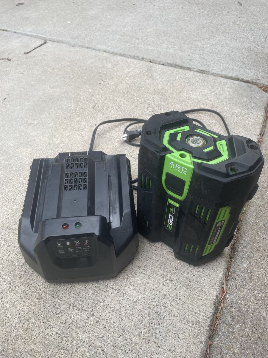 EGO 5ah 56v Battery and Charger