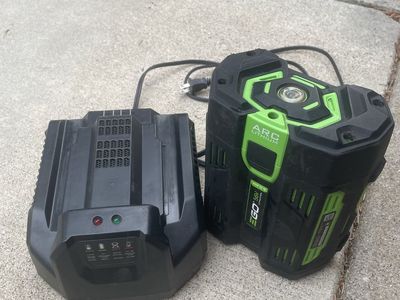 EGO 5ah 56v Battery and Charger