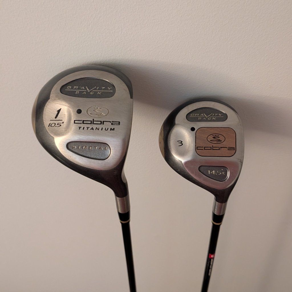 Cobra Gravity Back driver & 3 wood