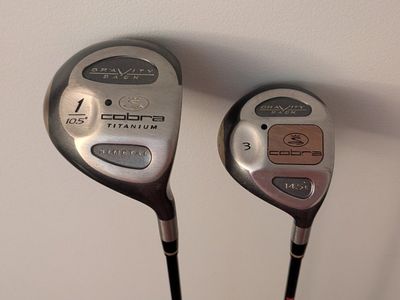 Cobra Gravity Back driver & 3 wood