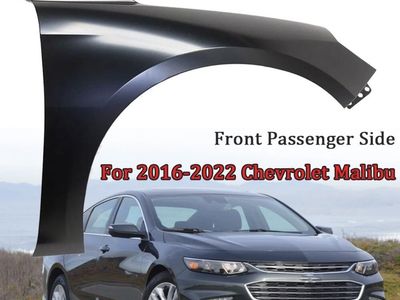 Fender For 2016-2022 Chevrolet Malibu Front Passenger Right Side Primed Steel