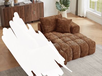 Orange Foam Chase Lounge Piece