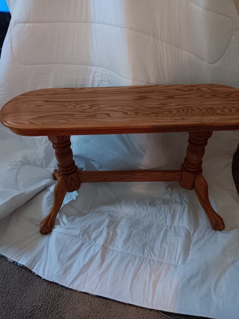 SOFA / ENTRYWAY OAK TABLE