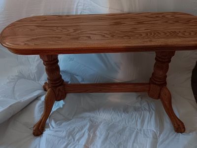 SOFA / ENTRYWAY OAK TABLE