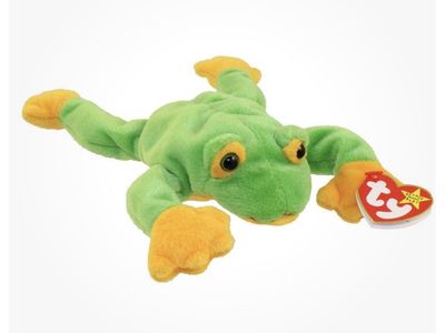 TY Beanie Baby - SMOOCHY the Frog (8 inch) - Stuffed Animal Toy