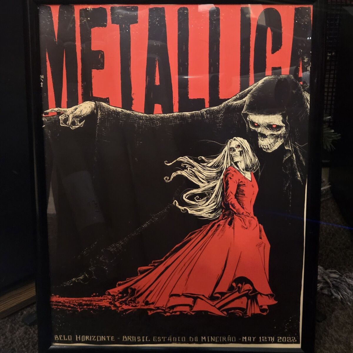 Metallica Belo Horizonte Poster Limited #202/350