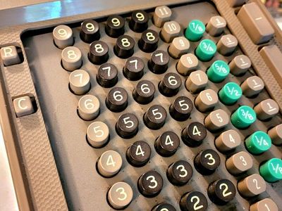 Vintage Victor Adding Machine Salt Lake Typewriter Sales Supplies Service Mechanical Calculator