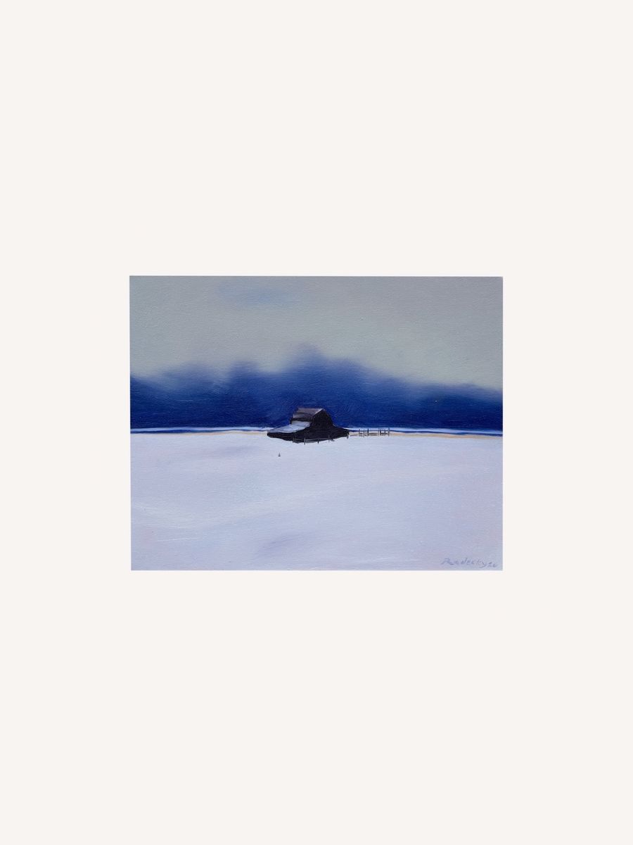 Painting of the Jackson hole barn