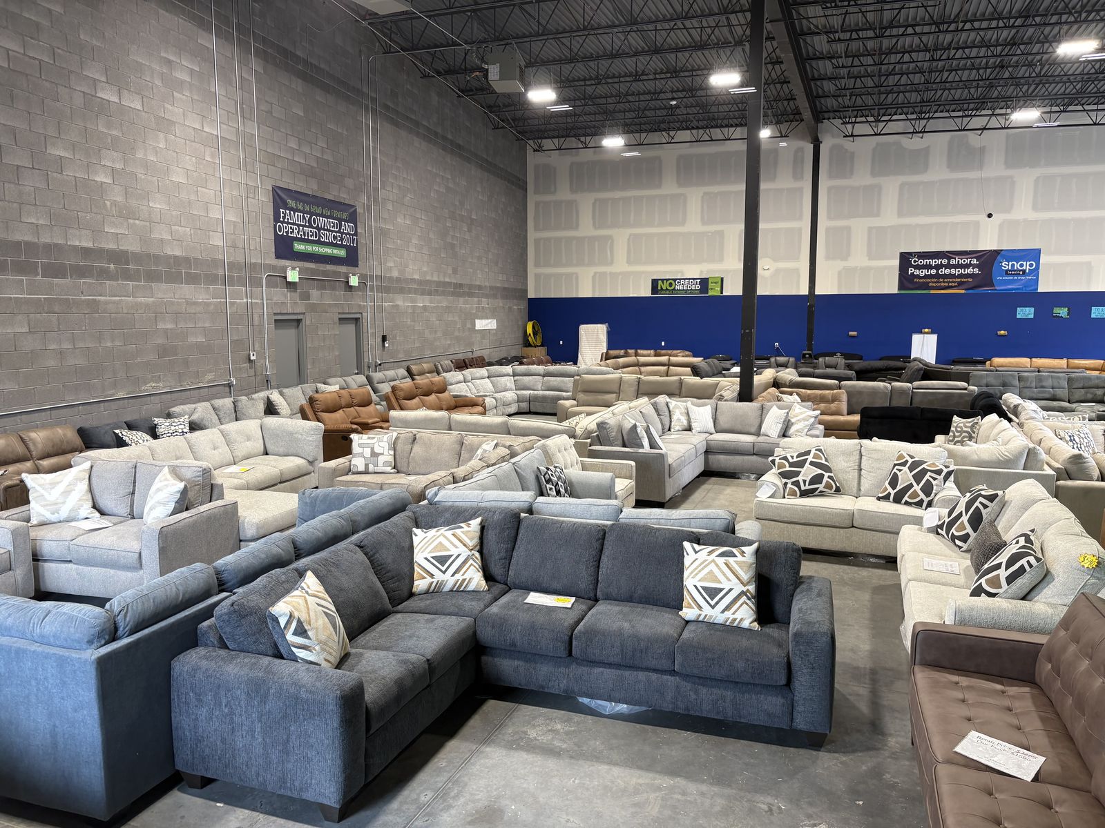 BRAND NEW SECTIONALS