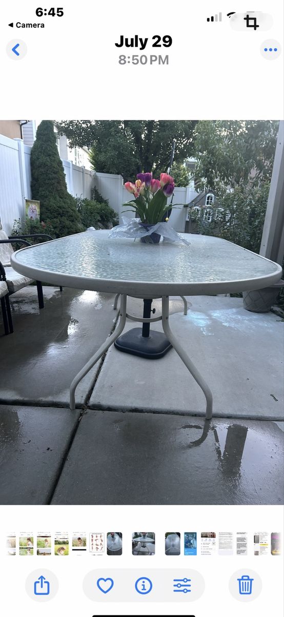 Outdoor Table, Nice Large Oval