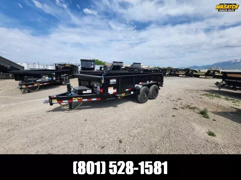 Big Tex Trailers 7x14 14LP Heavy Duty Low Profile Dump Trailer