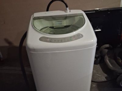 Compact Portable Washing Machine White Top Load Apartment Dorm RV Laundry