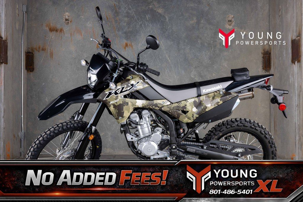 2026 Kawasaki KLX®300 Cypher Camo Beige