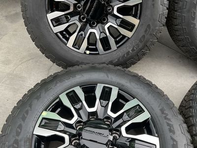 Brand new 2026 gmc Denali 2500 HD wheels and tires
