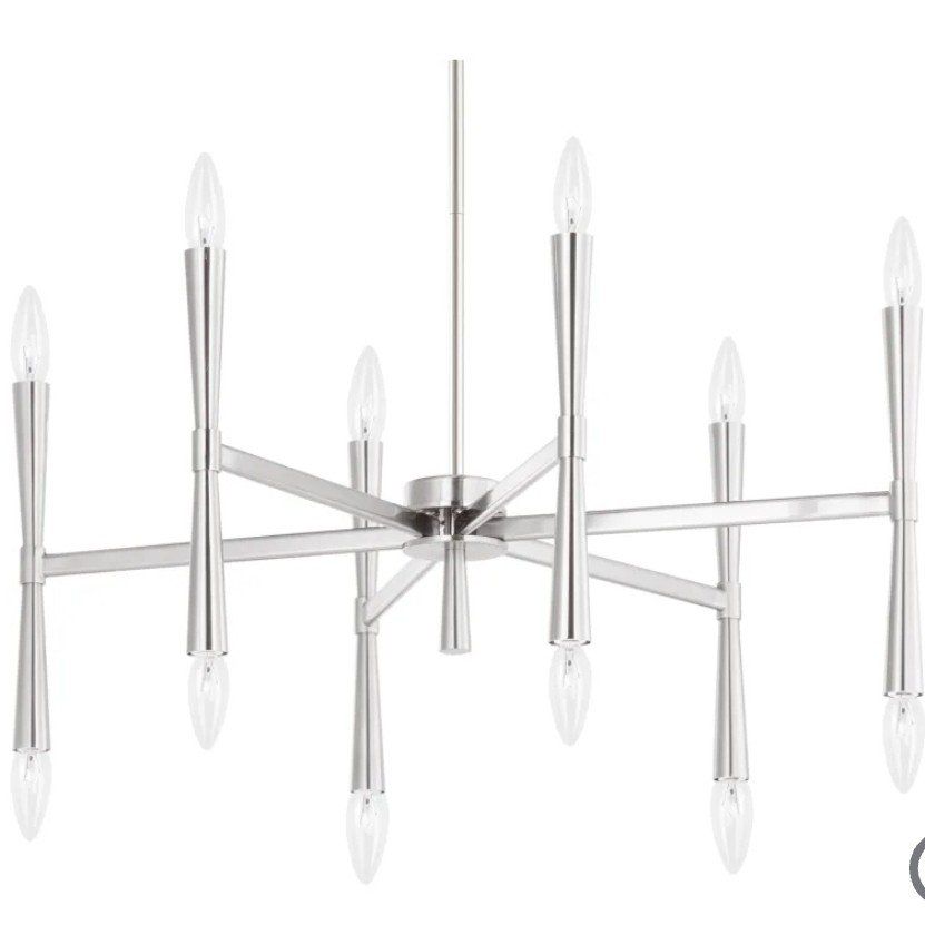 Maxim 12 light chandelier