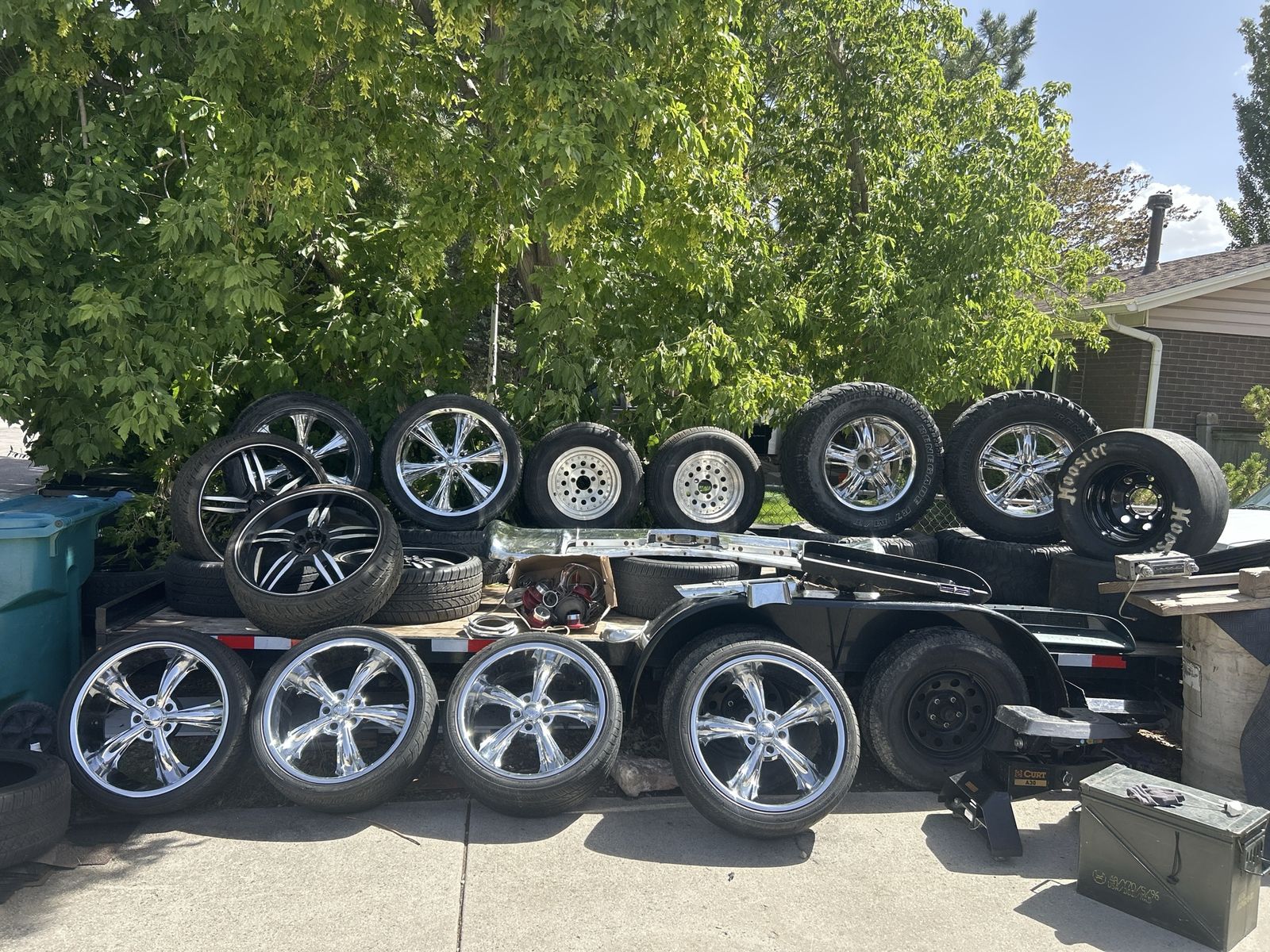 Tires and wheels