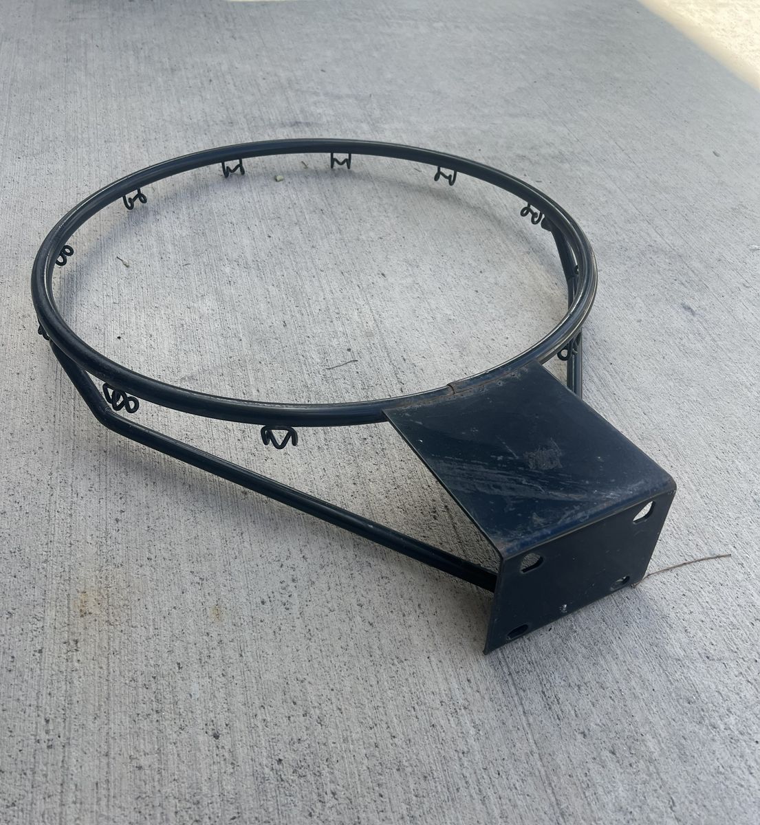 Regulation Size Basketball Rim 18" Steel with Mounting Bracket