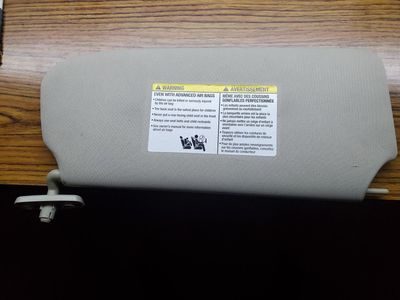 Sunvisor 2008 Nissan Sentra, left