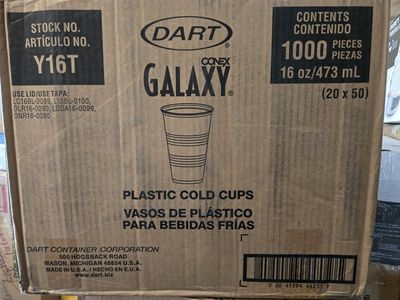 Dart 16 oz Clear Cold Cups