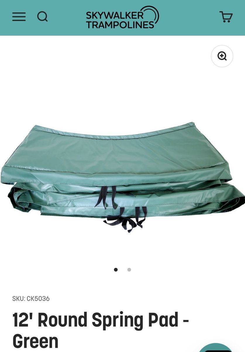 Skywalker Trampolines 12' Pad - Green *brand new*