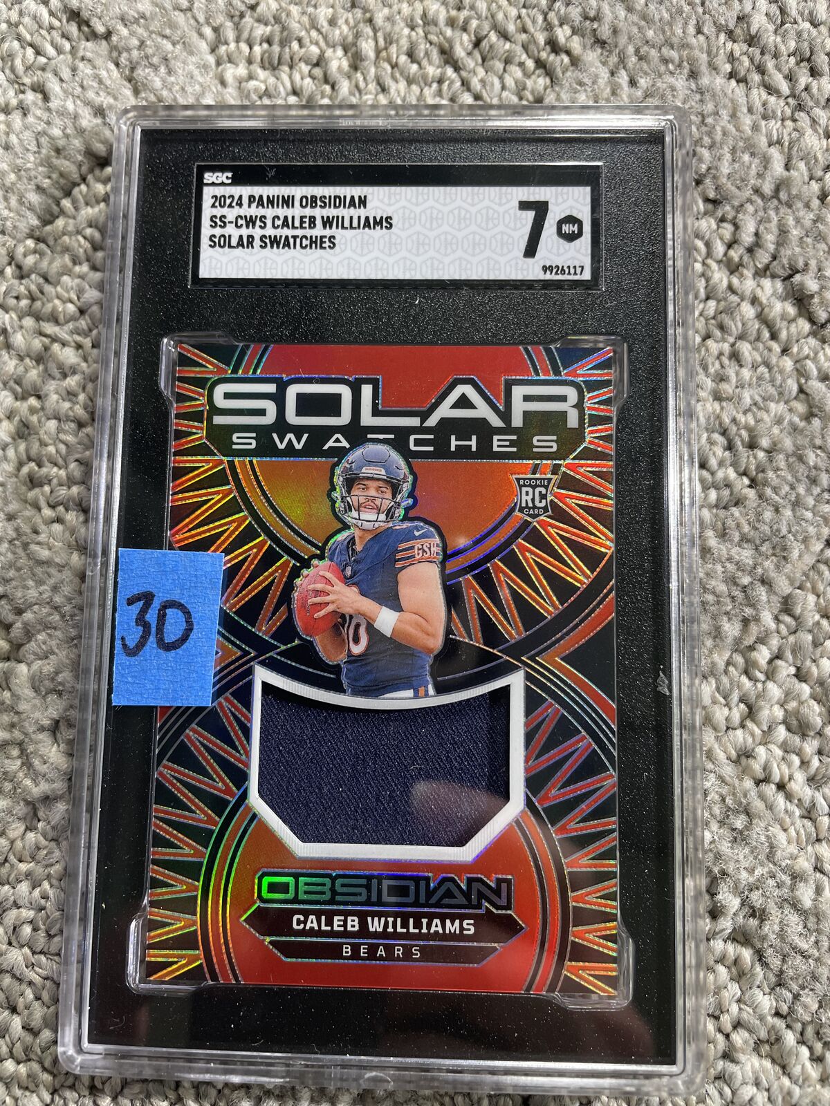 Caleb Williams Chicago Bears graded slabs