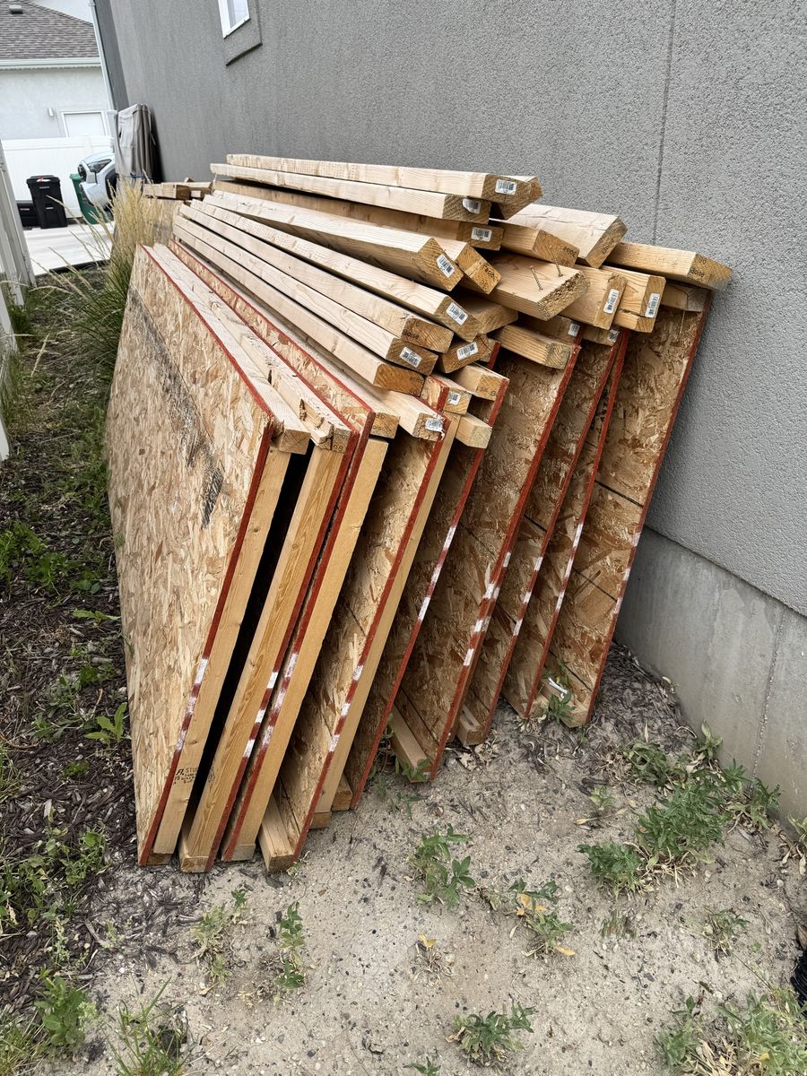 Misc Plywood & 2”x4”