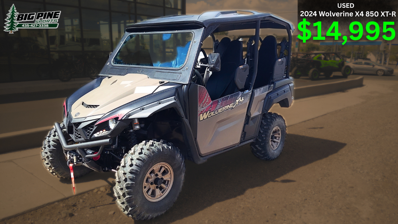 2024 Yamaha Wolverine X4 850 XT-R – 248 Miles – $14,995
