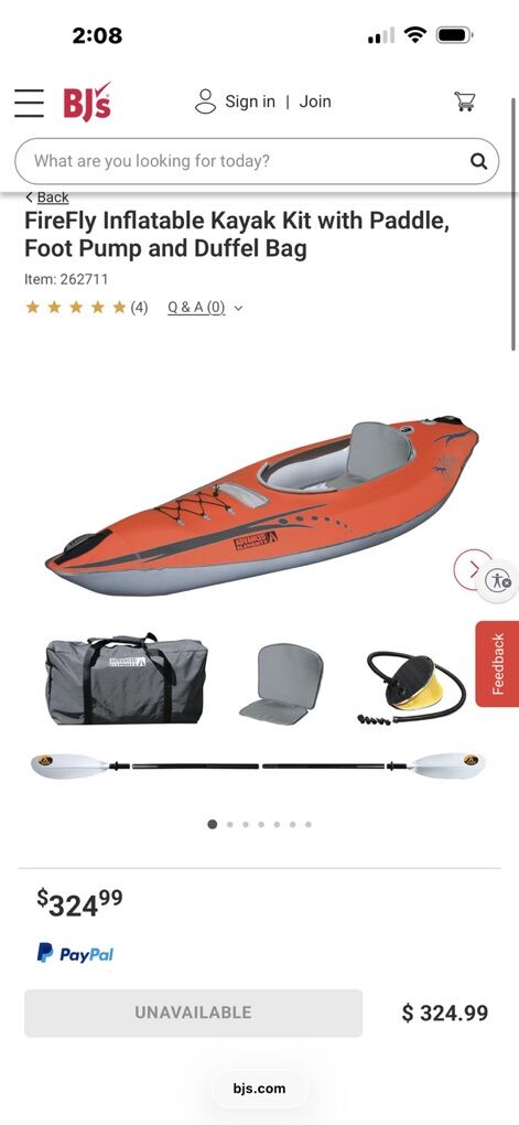 Advanced Elements Firefly KayaK