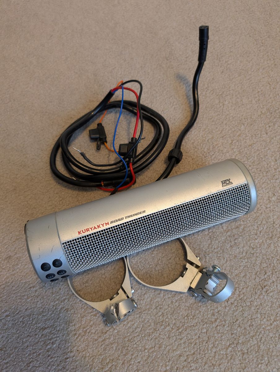 Kuryakyn Road Thunder Bluetooth Motorcycle Sound Bar